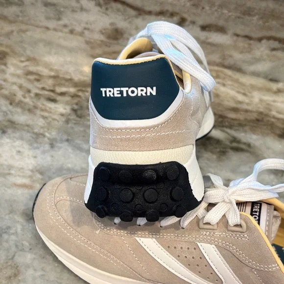 Tretorn Beige and White Athletic Shoes - Picture 4 of 9